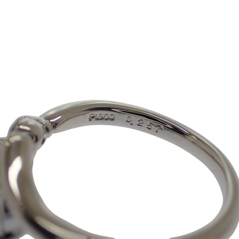 デザインジュエリー TRILOGY 11号 リング Pt900プラチナ ダイヤモンド レディース【中古】【Aランク】