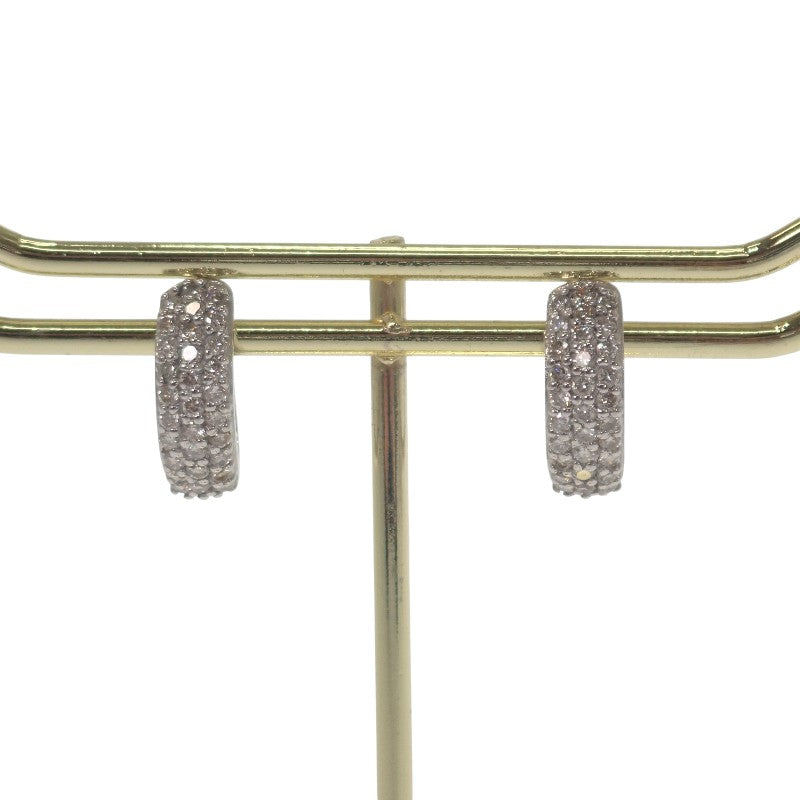 デザインジュエリー ピアス K18ホワイトゴールド ダイヤモンド レディース【中古】【Aランク】