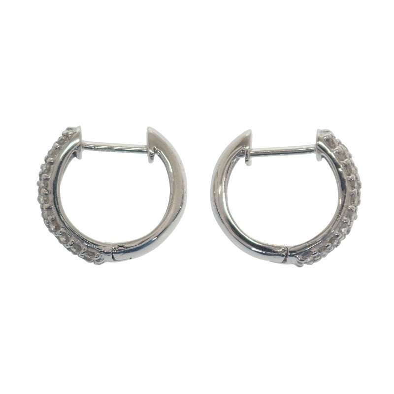 Designer Jewelry Earrings K18 White Gold Diamond Ladies