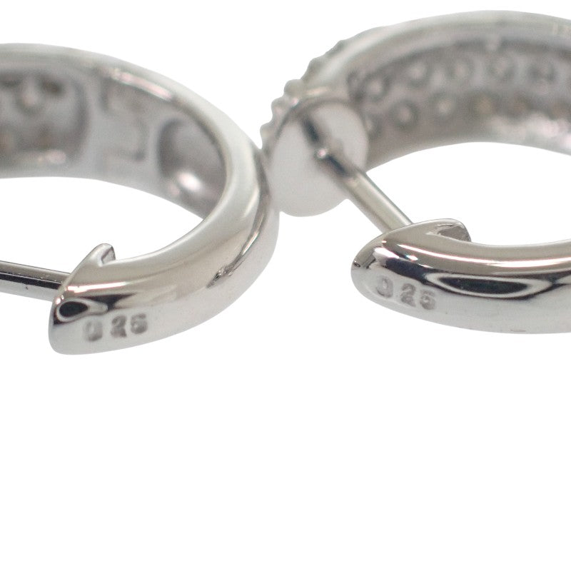 Designer Jewelry Earrings K18 White Gold Diamond Ladies