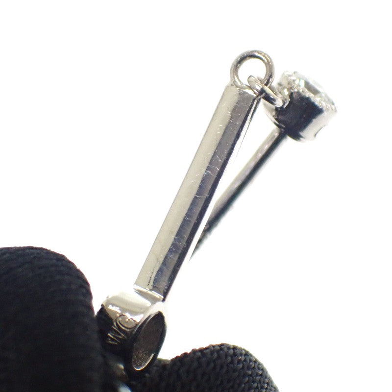 デザインジュエリー スイング ピアス K18ホワイトゴールド K14ホワイトゴールド ダイヤモンド パール レディース【中古】【Aランク】