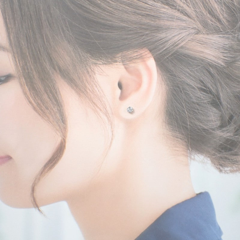 デザインジュエリー スタッドピアス ピアス Pt900プラチナ ダイヤモンド レディース【中古】【Aランク】