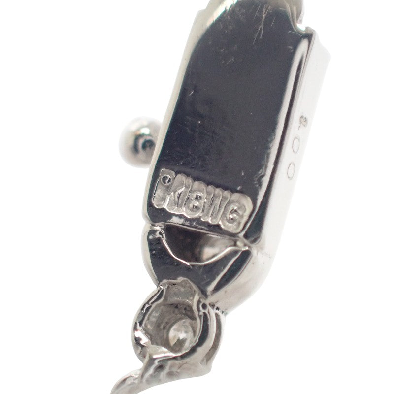 デザイン ジュエリー ブレスレット K18ホワイトゴールド ダイヤモンド レディース メンズ【中古】【Aランク】