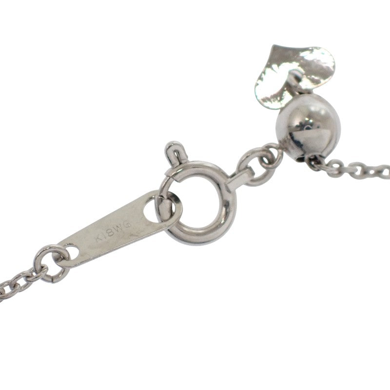 デザインジュエリー パピヨン ネックレス K18ホワイトゴールド ダイヤモンド レディース【中古】【Aランク】