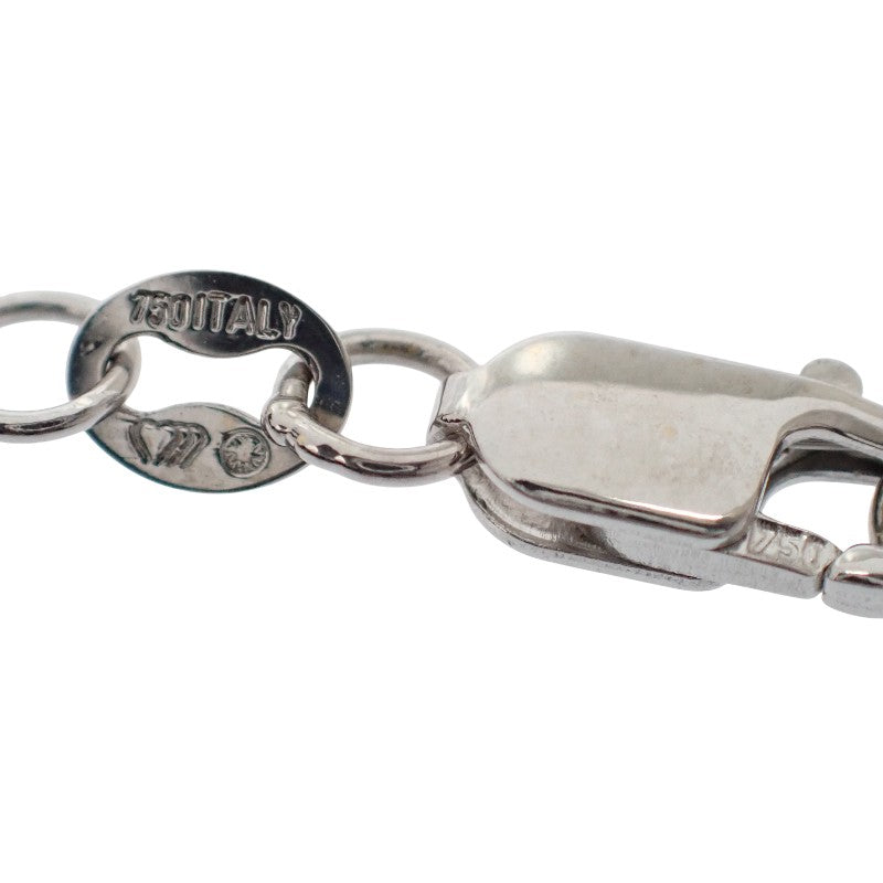 K18WG デザインジュエリー スター ネックレス K18ホワイトゴールド ダイヤモンド レディース【中古】【Aランク】