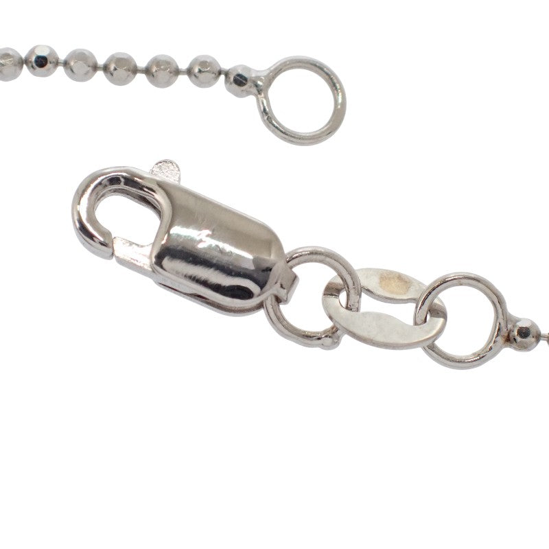 K18WG デザインジュエリー スター ネックレス K18ホワイトゴールド ダイヤモンド レディース【中古】【Aランク】