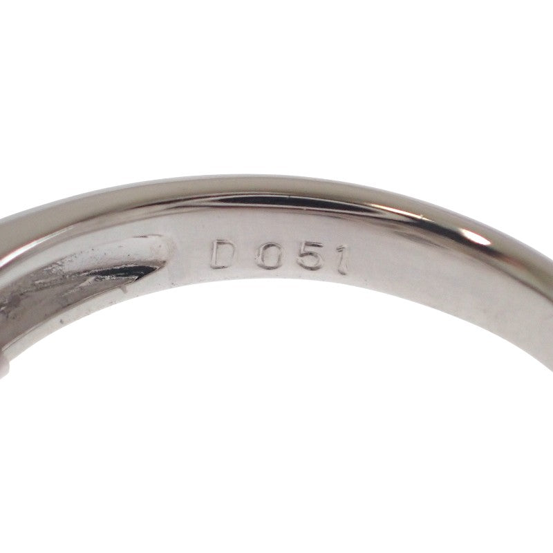 デザインジュエリー 11号 リング Pt900プラチナ ダイヤモンド パール ダイヤモンド レディース【中古】【Aランク】