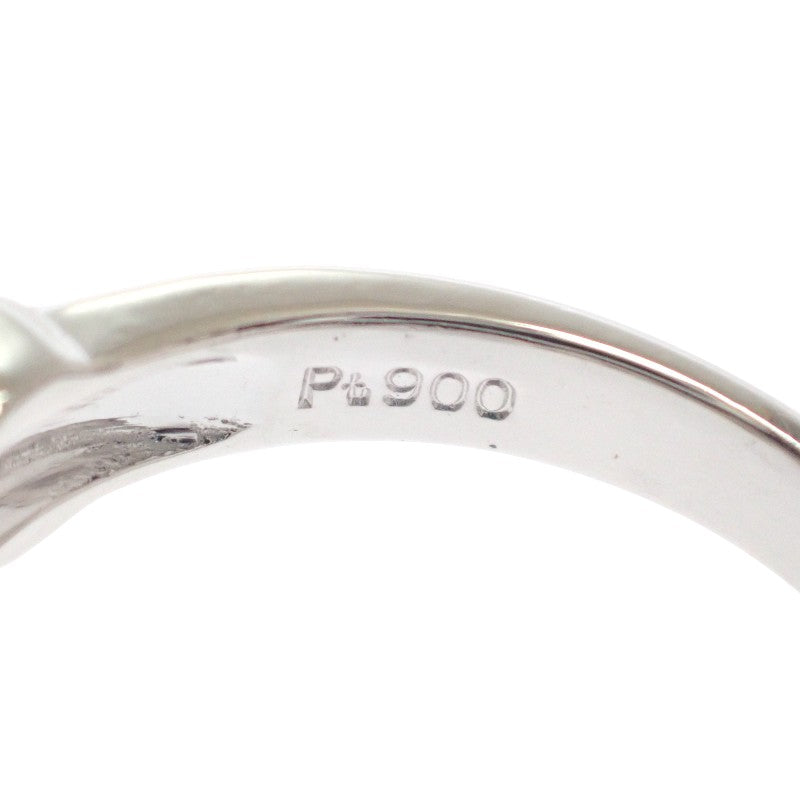 Designer Jewelry Pearl 11 Ring Pt900 Platinum Diamond Pearl Ladies