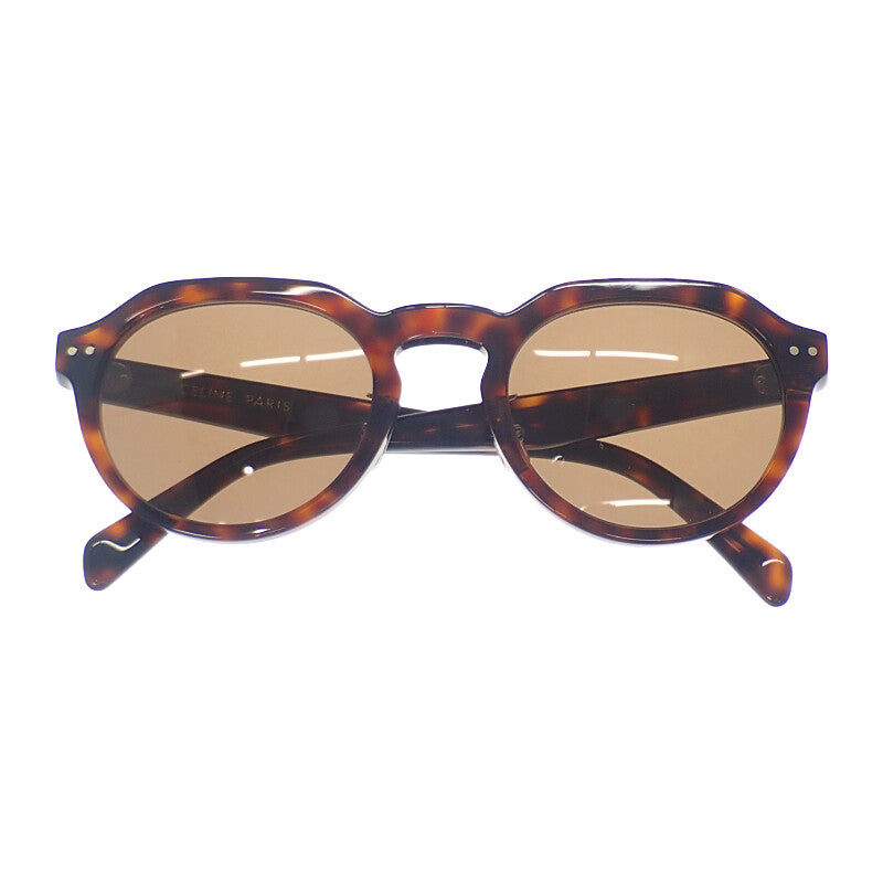 セリーヌ CELINE ラウンド CL40208U_52E サングラス アセテート ブラウン 52□24 145 レディース【中古】【Aランク】