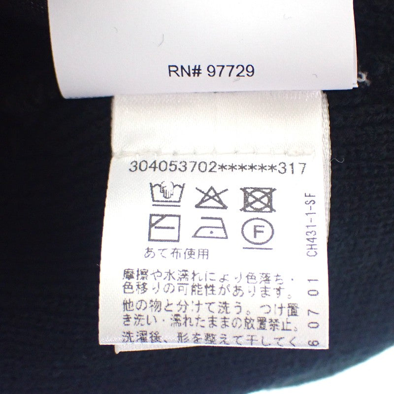 クロムハーツ CHROME HEARTS CHロゴ ビーニー CH Logo Beanie Watch Cap ニットキャップ アクリル ブラック 22cm メンズ【中古】【Aランク】