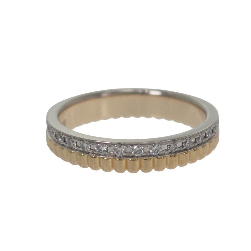 ブシュロン Boucheron キャトル ラディアント 7.5号 JAL00134 リング K18イエローゴールド K18ホワイトゴールド ダイヤモンド レディース【中古】【Aランク】