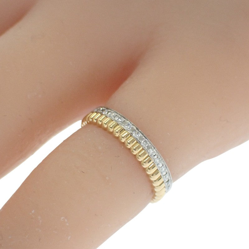 ブシュロン Boucheron キャトル ラディアント 7.5号 JAL00134 リング K18イエローゴールド K18ホワイトゴールド ダイヤモンド レディース【中古】【Aランク】