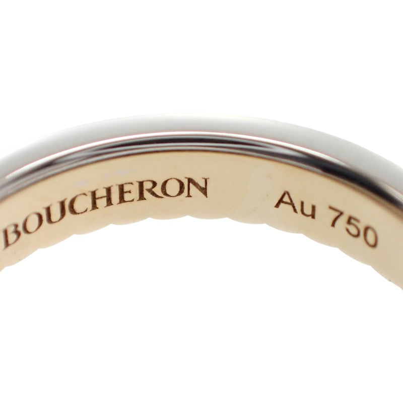 Boucheron 寶詩龍 Quatre Radiant 7.5號 48 JAL00134 戒指 K18黃金 K18白金 鑽石 女士【中古】【A級】