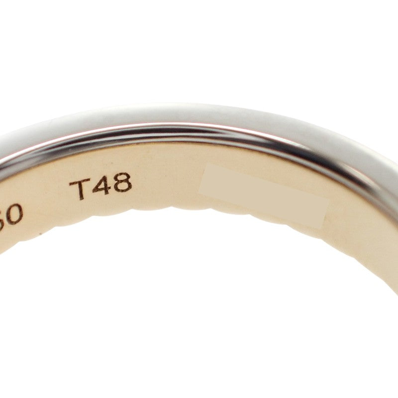 Boucheron 寶詩龍 Quatre Radiant 7.5號 48 JAL00134 戒指 K18黃金 K18白金 鑽石 女士【中古】【A級】