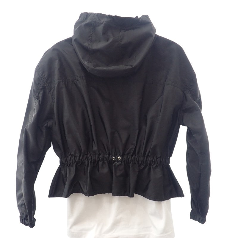 モンクレール MONCLER CURTON フード ペプラム ジャケット 2 K10931A00172539ZD ナイロンジャケット ナイロン ブラック レディース【中古】【Aランク】