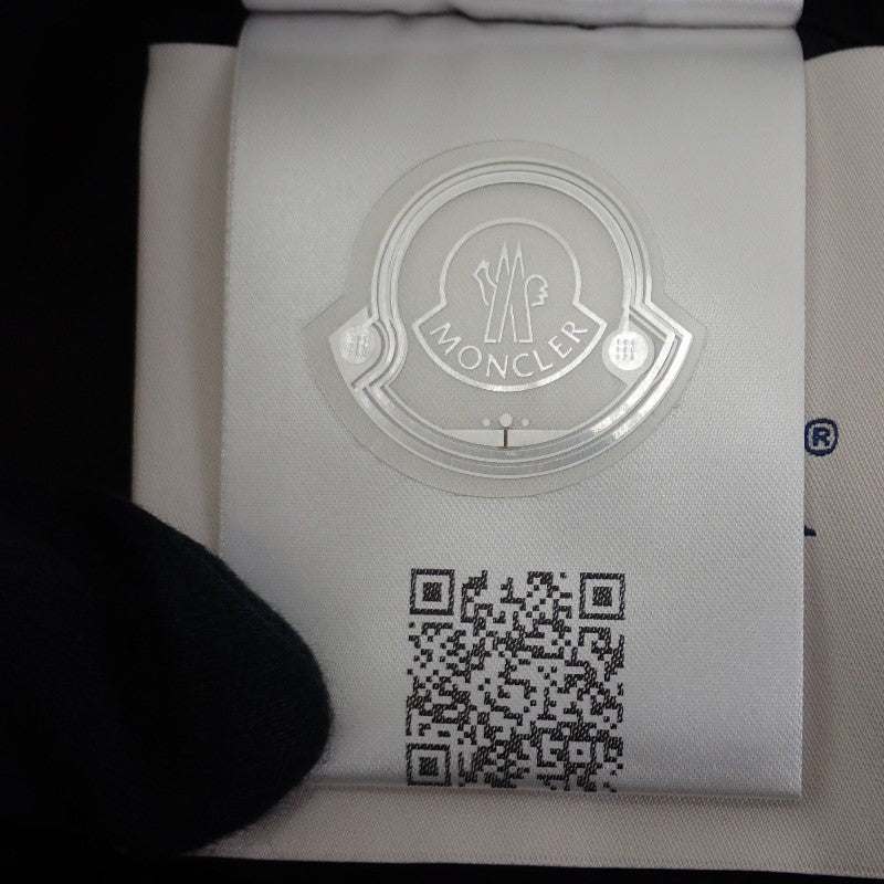 Moncler MONCLER CURTON 連帽魚尾外套 2 K10931A00172539ZD 尼龍外套 尼龍 黑色 女款【中古】【A級品】