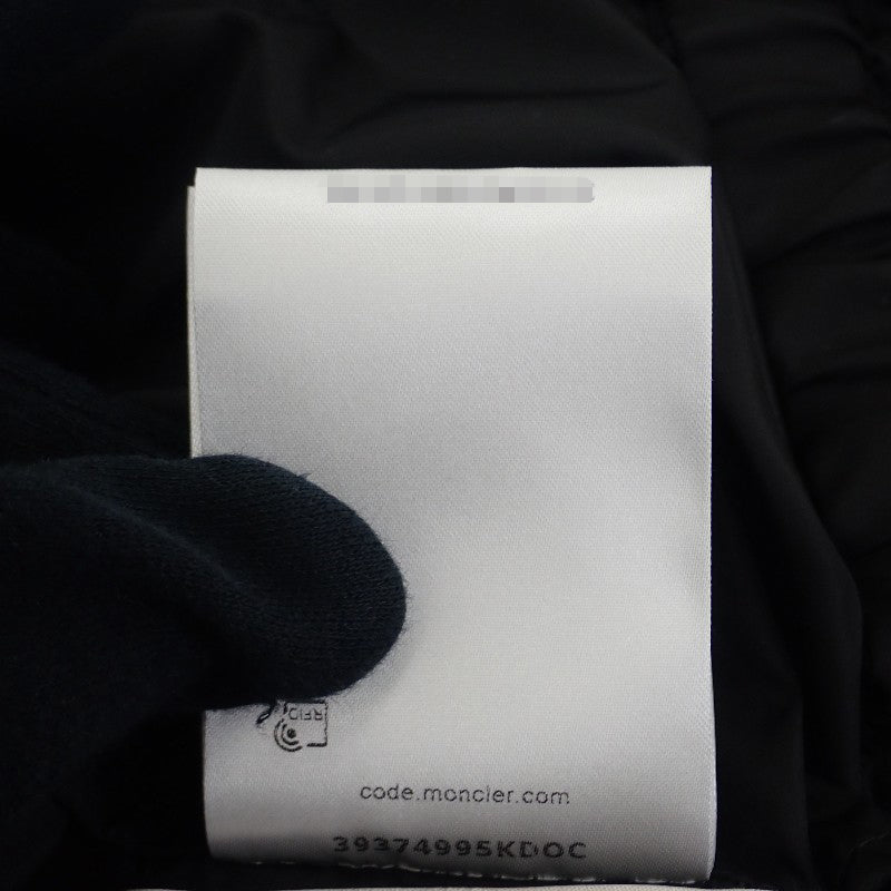 Moncler MONCLER CURTON 連帽魚尾外套 2 K10931A00172539ZD 尼龍外套 尼龍 黑色 女款【中古】【A級品】