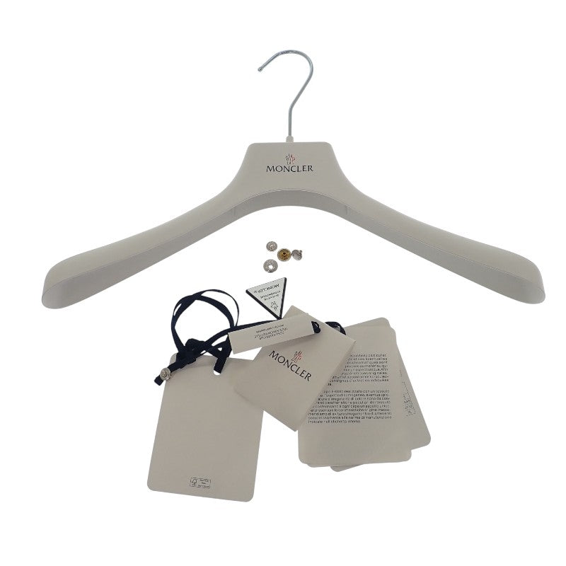Moncler MONCLER CURTON 連帽魚尾外套 2 K10931A00172539ZD 尼龍外套 尼龍 黑色 女款【中古】【A級品】