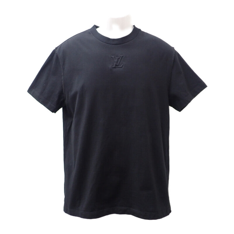 ルイヴィトン LOUIS VUITTON エンボス LV Tシャツ S 1AGIJ3 半袖Tシャツ コットン ノワール メンズ【中古】【ABランク】