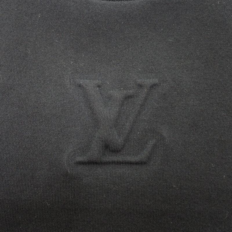 ルイヴィトン LOUIS VUITTON エンボス LV Tシャツ S 1AGIJ3 半袖Tシャツ コットン ノワール メンズ【中古】【ABランク】