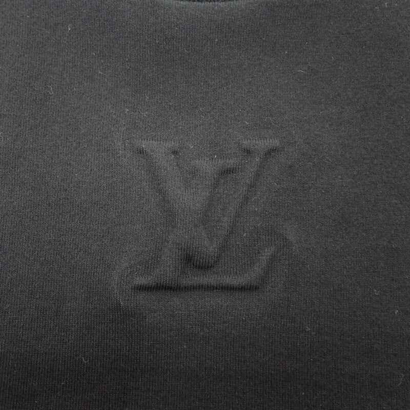 ルイヴィトン LOUIS VUITTON エンボス LV Tシャツ S 1AGIJ3 半袖Tシャツ コットン ノワール メンズ レディース【中古】【ABランク】