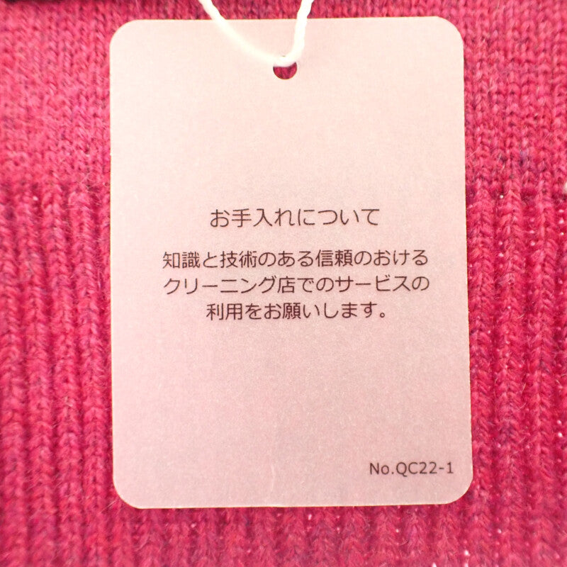 香奈兒 CHANEL Logo AA9262B13359 圍巾 喀什米爾 黑色 粉色 女士【中古】【A級品】