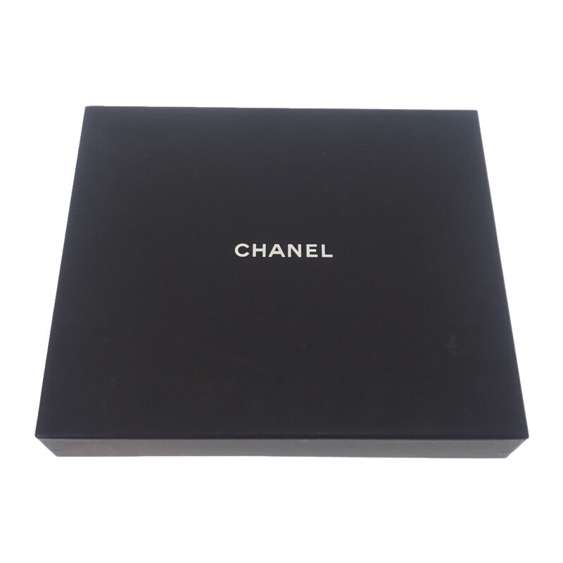 香奈兒 CHANEL Logo AA9262B13359 圍巾 喀什米爾 黑色 粉色 女士【中古】【A級品】