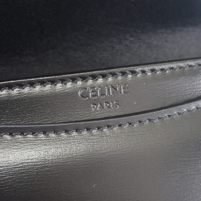 セリーヌ CELINE ミニ ブザス クレア 10L063GHZ.38NN ショルダーバッグ 2WAYバッグ カーフ ラムスキン ブラック レディース【中古】【Aランク】