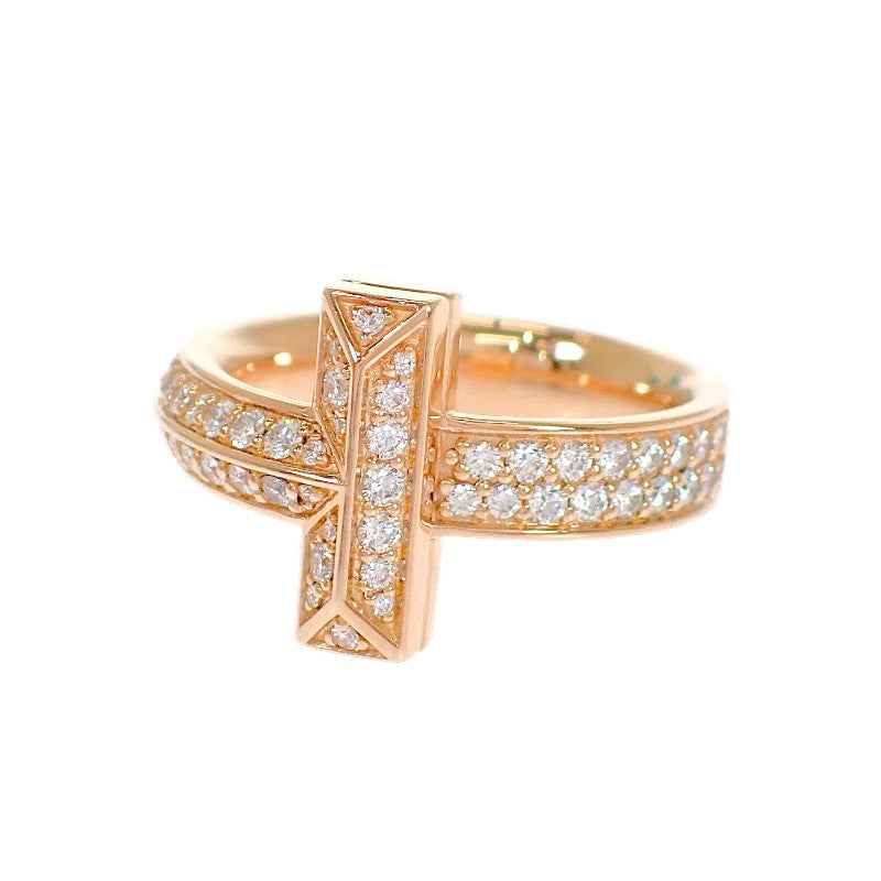ティファニー TIFFANY&Co. T ワン 10号 68169798 リング K18ピンクゴールド ローズゴールド ダイヤモンド レディース【中古】【Aランク】