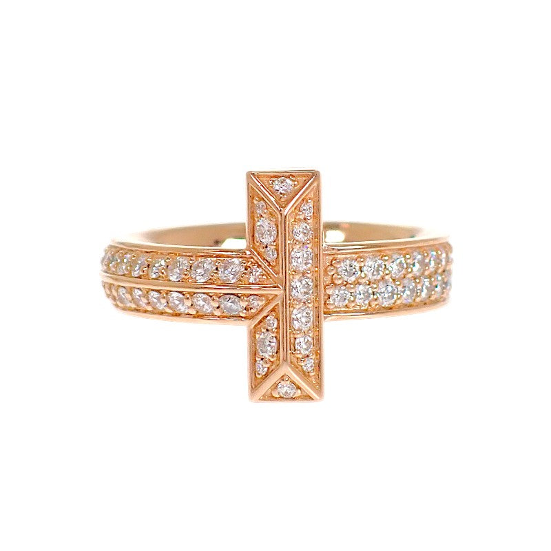 ティファニー TIFFANY&Co. T ワン 10号 68169798 リング K18ピンクゴールド ローズゴールド ダイヤモンド レディース【中古】【Aランク】