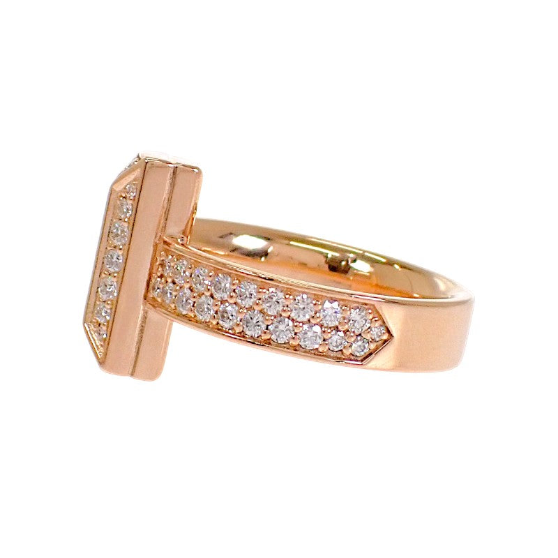 ティファニー TIFFANY&Co. T ワン 10号 68169798 リング K18ピンクゴールド ローズゴールド ダイヤモンド レディース【中古】【Aランク】