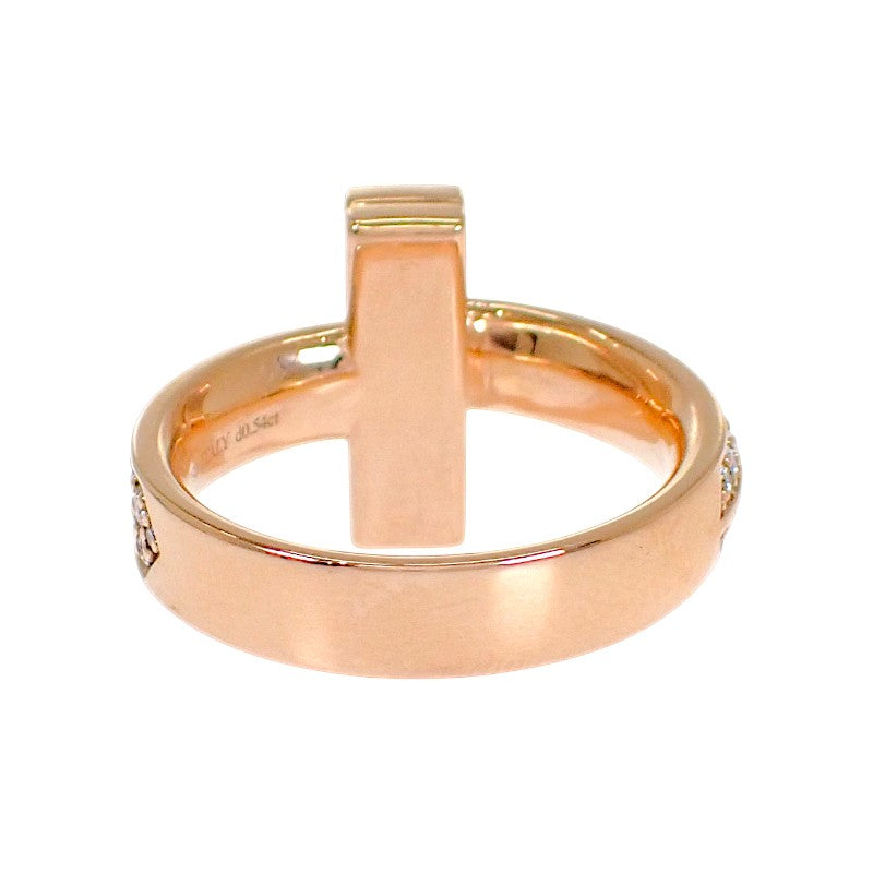 ティファニー TIFFANY&Co. T ワン 10号 68169798 リング K18ピンクゴールド ローズゴールド ダイヤモンド レディース【中古】【Aランク】