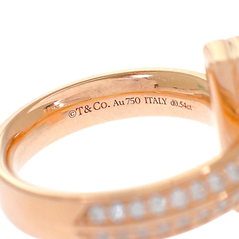 ティファニー TIFFANY&Co. T ワン 10号 68169798 リング K18ピンクゴールド ローズゴールド ダイヤモンド レディース【中古】【Aランク】
