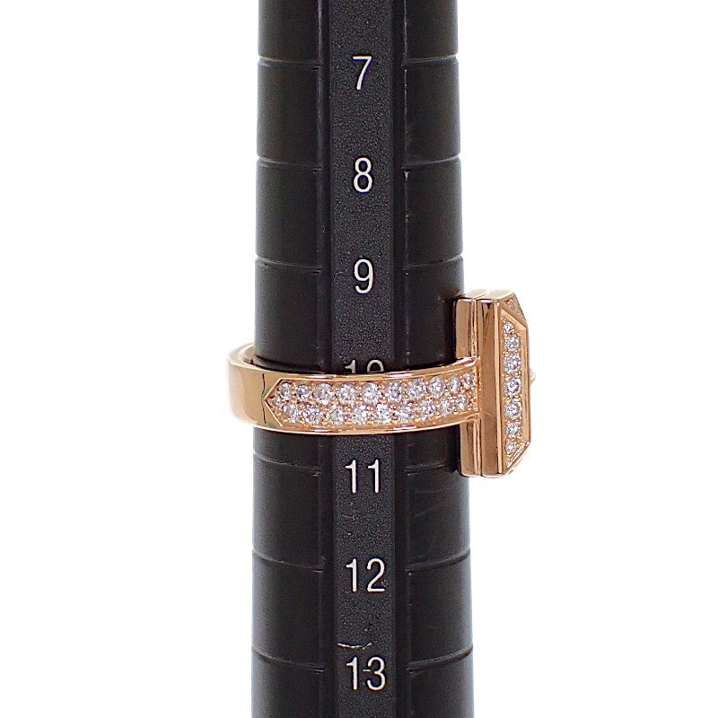 ティファニー TIFFANY&Co. T ワン 10号 68169798 リング K18ピンクゴールド ローズゴールド ダイヤモンド レディース【中古】【Aランク】
