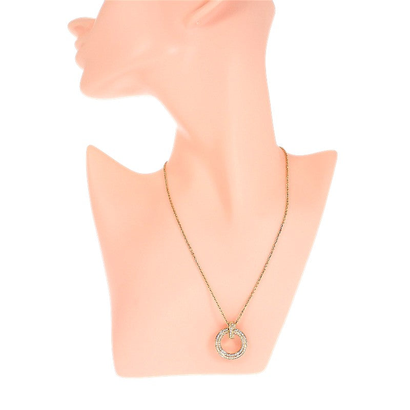 ティファニー TIFFANY&Co. Tワン サークル ペンダント 72154584 ネックレス K18イエローゴールド ダイヤモンド レディース メンズ【中古】【Aランク】
