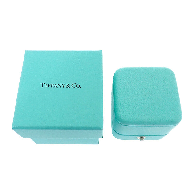 ティファニー TIFFANY&Co. フープダイヤ 2P 10号 リング Pt950プラチナ ダイヤモンド レディース【中古】【Aランク】