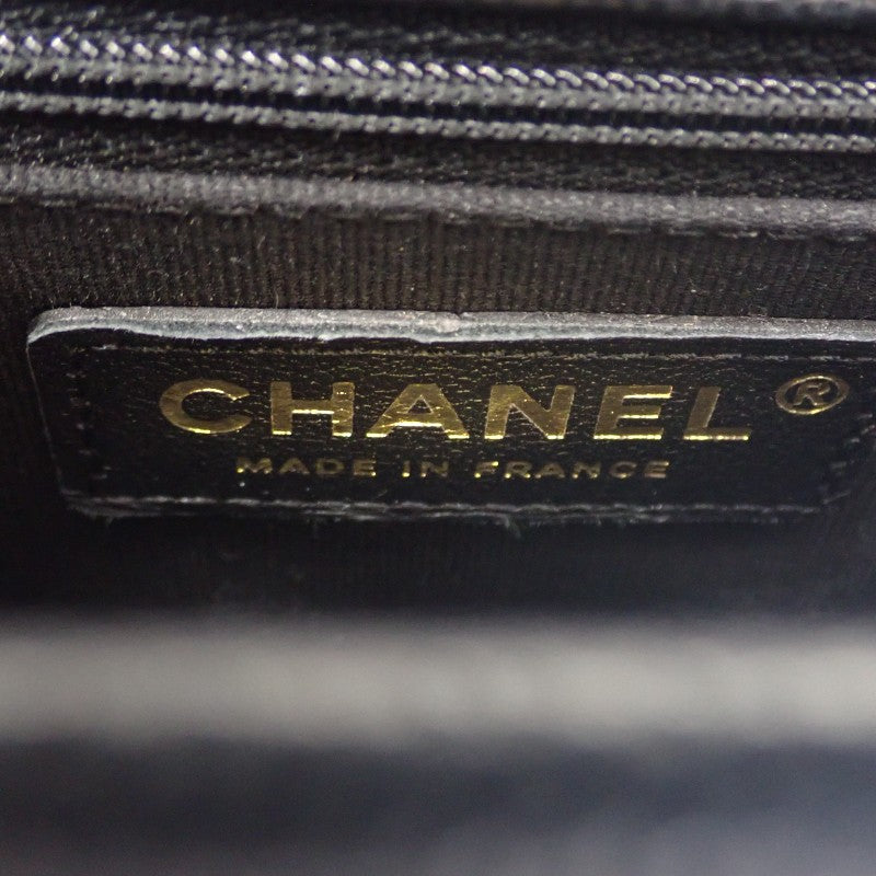 【商談中/対象者以外注文不可】シャネル CHANEL スモール トップハンドル フラップ AS3652 2WAYバッグ ショルダーバッグ キャビアスキン ブラック ゴールド金具 レディース【中古】【Aランク】