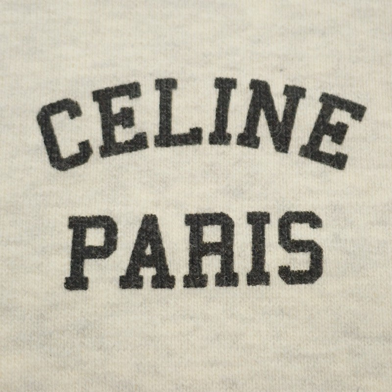 セリーヌ CELINE ロゴ S 2Y31F65N スウェット コットン グレー レディース【中古】【ABランク】