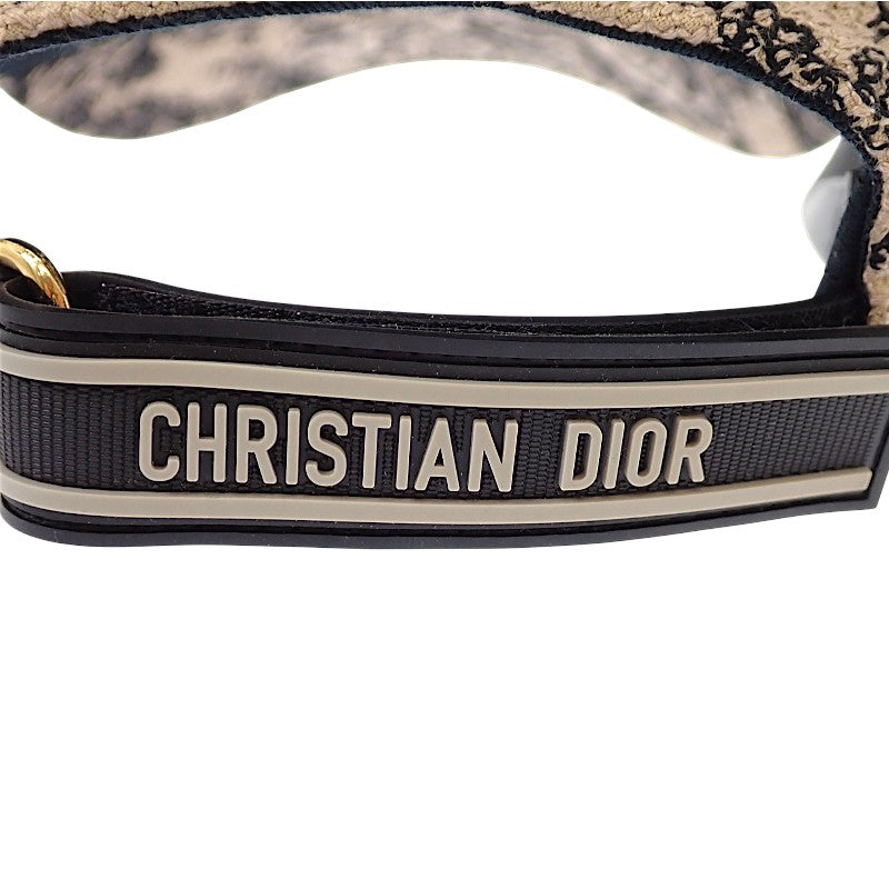 迪奧 Dior Toile de Jouy D-PLAYER 58 25TJV922X132 棒球帽 棉質 米色 黑色 女款 男款【中古】【A級】
