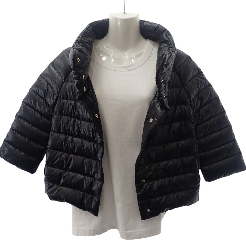 Herno Herno Iconico Sofia 38 PI0046DIC120179300 羽絨外套 尼龍 黑色 女款【中古】【A級品】