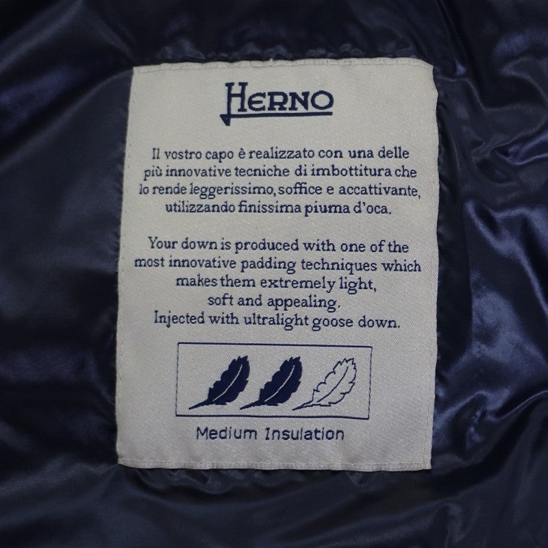 Herno Herno Iconico Sofia 38 PI0046DIC120179300 羽絨外套 尼龍 黑色 女款【中古】【A級品】