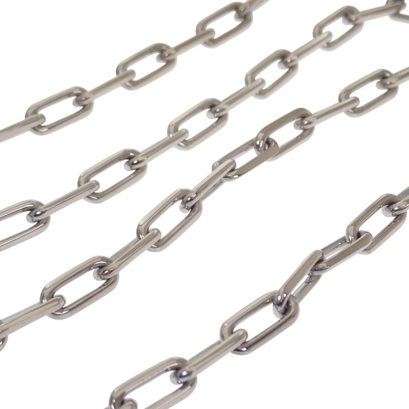 カルティエ CARTIER サントス ドゥ カルティエ 新品仕上げ 磨き済み B7009100 ネックレス K18ホワイトゴールド レディース メンズ【中古】【Aランク】