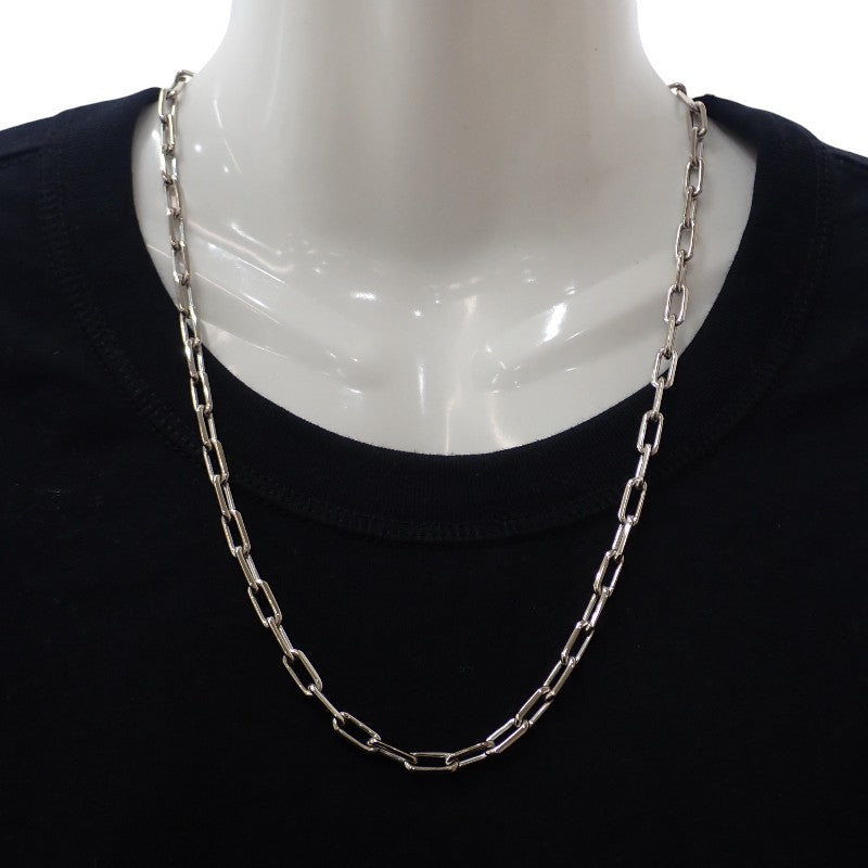 カルティエ CARTIER サントス ドゥ カルティエ 新品仕上げ 磨き済み B7009100 ネックレス K18ホワイトゴールド レディース メンズ【中古】【Aランク】