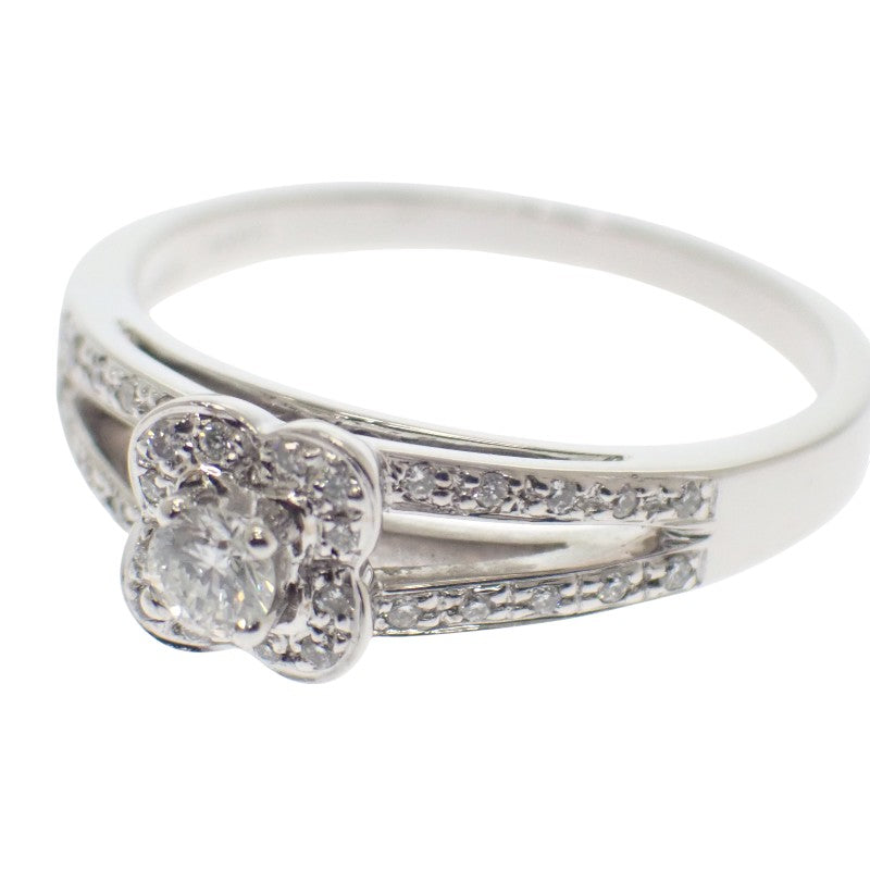 モーブッサン MAUBOUSSIN チャンスオブラブ 13号 リング K18ホワイトゴールド ダイヤモンド レディース【中古】【Aランク】