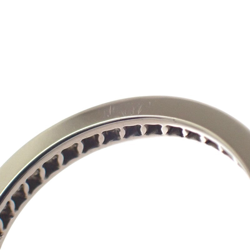 DE BEERS 渠道鑲嵌 永恆鑽戒 14號 戒指 Pt950鉑金 鑽石 女士【中古】【A級品】
