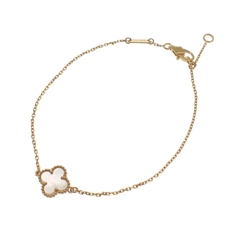 ヴァンクリーフ&アーペル Van Cleef & Arpels スウィートアルハンブラ VCARF68800 ブレスレット K18イエローゴールド マザーオブパール レディース【中古】【Aランク】