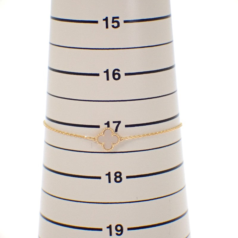 ヴァンクリーフ&アーペル Van Cleef & Arpels スウィートアルハンブラ VCARF68800 ブレスレット K18イエローゴールド マザーオブパール レディース【中古】【Aランク】