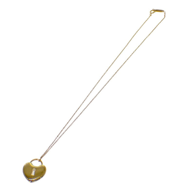 ティファニー TIFFANY&Co. ハートロック ネックレス K18イエローゴールド レディース【中古】【Aランク】
