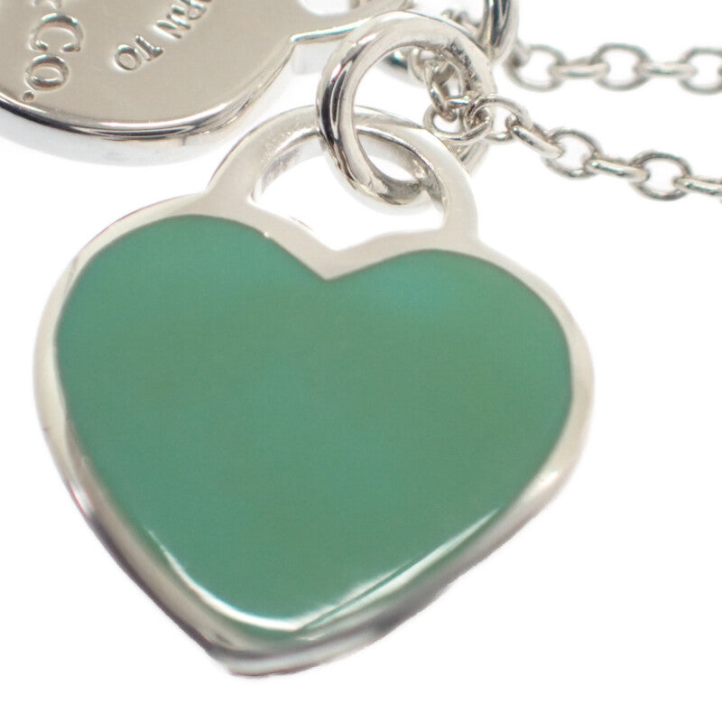 ティファニー TIFFANY&Co. ティファニーブルー ダブル ハート タグ ペンダント ミニ 60014069 ネックレス スターリングシルバー レディース【中古】【ABランク】