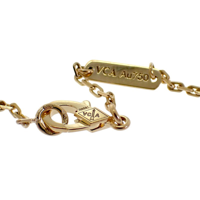 ヴァンクリーフ&アーペル Van Cleef & Arpels ヴィンテージ アルハンブラ VCARA45800 ネックレス K18イエローゴールド オニキス レディース【中古】【Aランク】